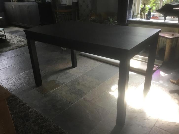 Uitschuifbare tafel, 130-180x80 cm, Laneberg van Ikea., Huis en Inrichting, Tafels | Eettafels, Zo goed als nieuw, 50 tot 100 cm