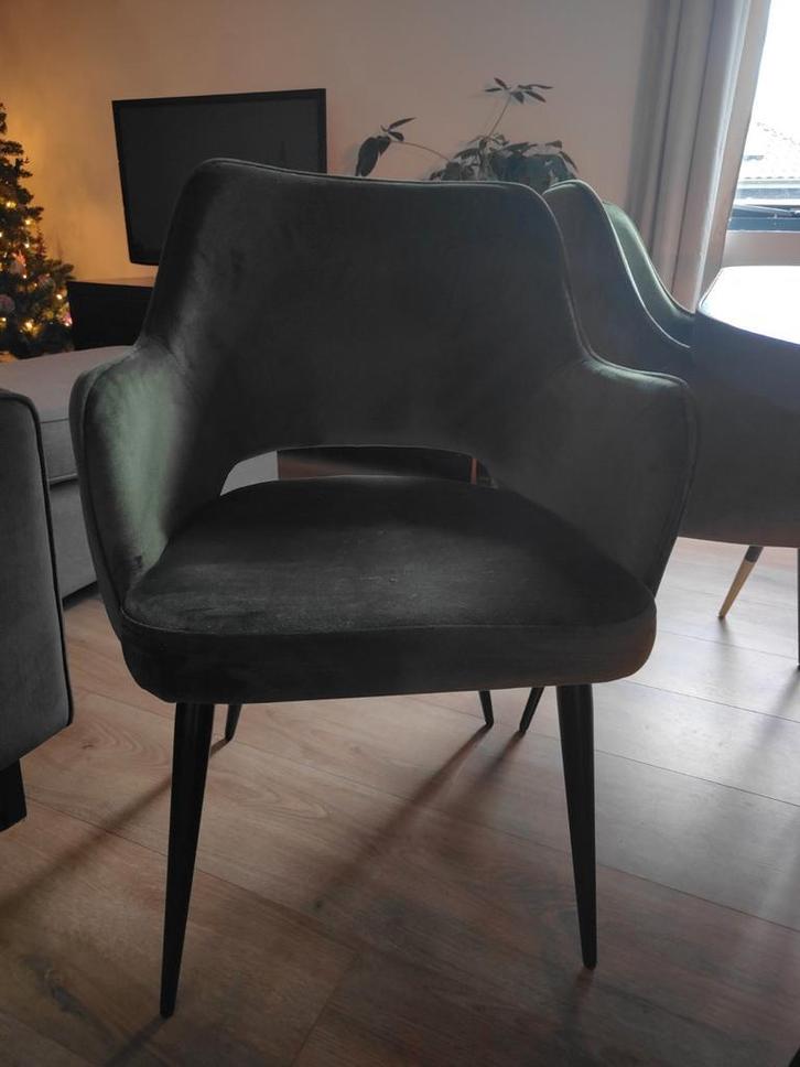 Eetkamerstoelen, Huis en Inrichting, Stoelen, Gebruikt, Vier, Ophalen