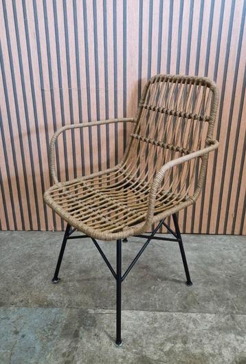 35 x Rotan terrasstoelen staal terras horeca stoelen cafe beschikbaar voor biedingen