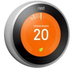 Nest Thermostaat V3 ( zilvergrijs) + Heat Link, Doe-het-zelf en Verbouw, Ophalen of Verzenden, Slimme thermostaat, Gebruikt