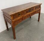 Antieke houten console tafel, Ophalen