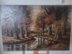 Volendammer schilder Bleijs Boslandschap met Beek, Ophalen of Verzenden