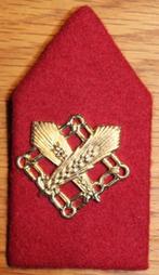 Kraagspiegel - Intendance - militaria, Verzamelen, Militaria | Algemeen, Ophalen of Verzenden, Landmacht, Nederland, Embleem of Badge