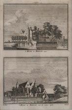 Antieke prent - Kasteel van Rhoon, Antiek en Kunst, Ophalen of Verzenden