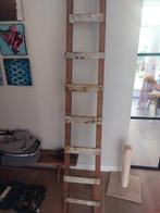 Houten ladder, Doe-het-zelf en Verbouw, Ladders en Trappen, Ophalen of Verzenden, Gebruikt, 2 tot 4 meter