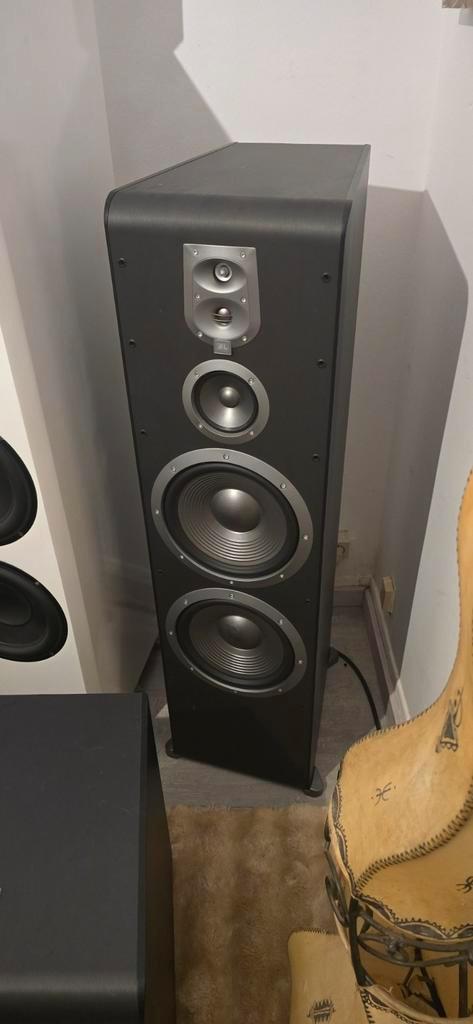 Set Luidsprekers JBL ES SERIES MET AMPLIFIER ONKYO!!!, Audio, Tv en Foto, Luidsprekers, Zo goed als nieuw, 120 watt of meer, JBL