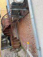 Authentieke gietijzeren wenteltrap, Doe-het-zelf en Verbouw, Ladders en Trappen, Ophalen, Gebruikt, Trap, 2 tot 4 meter