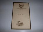 Menukaart, programma S.S Patria Rotterdamsche Lloyd 1927, Ophalen of Verzenden, Gebruikt, Motorboot, Gebruiksvoorwerp