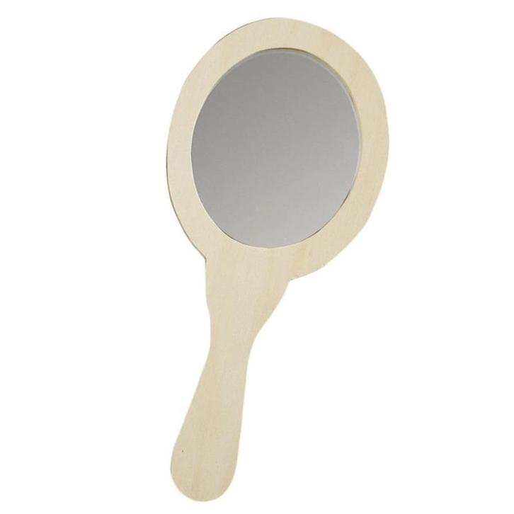 Handspiegel ovaal blanco knutselen, Hobby en Vrije tijd, Knutselen, Nieuw, Materiaal, Ophalen of Verzenden
