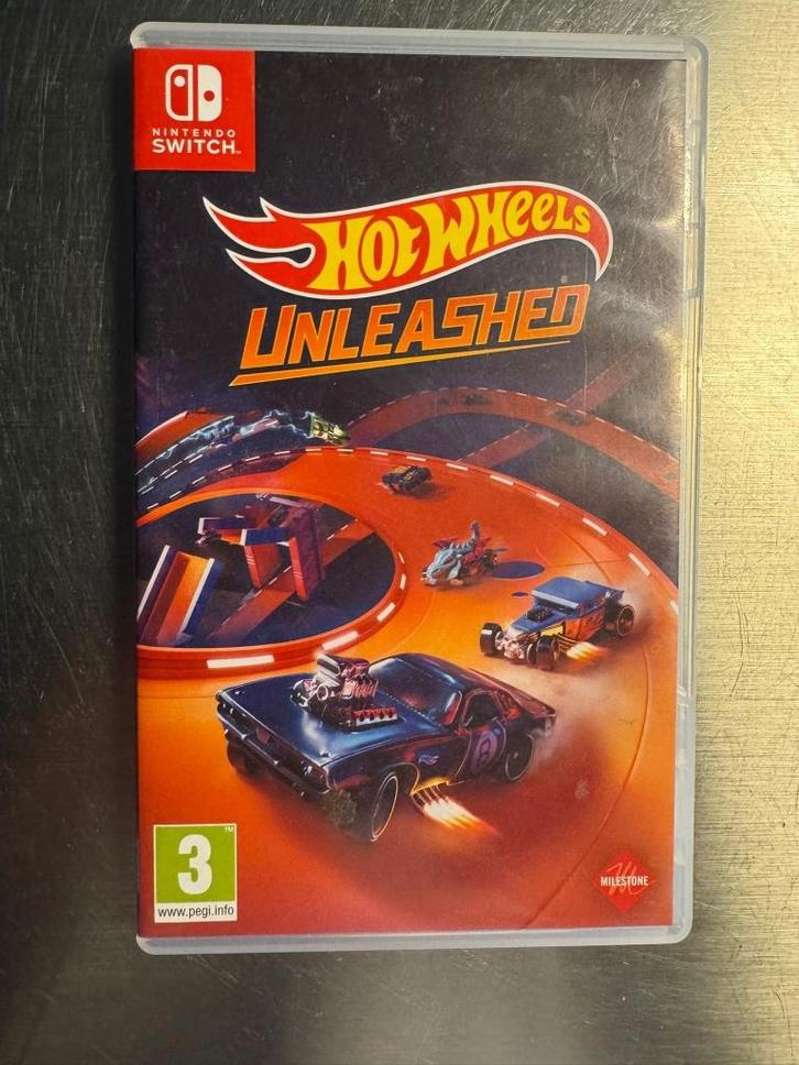 Hot Wheels Unleashed - Nintendo Switch, Spelcomputers en Games, Games | Nintendo Switch, Zo goed als nieuw, Racen en Vliegen, 2 spelers