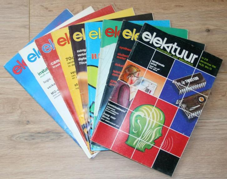 Elektuur 1981 (9 stuks), Boeken, Tijdschriften en Kranten, Gelezen, Overige typen, Ophalen of Verzenden