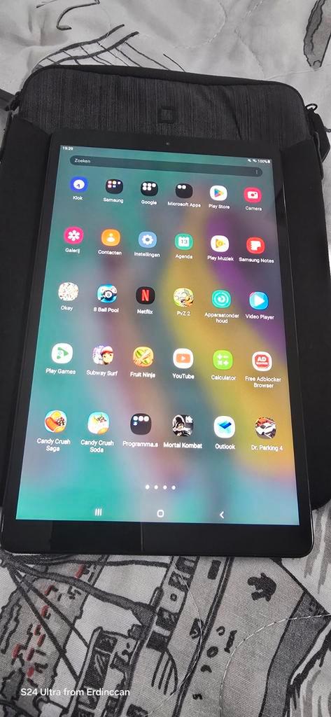Te koop Samsung Tab A SM-T510, Computers en Software, Android Tablets, Zo goed als nieuw, Wi-Fi, 10 inch, 64 GB, Gps, Uitbreidbaar geheugen