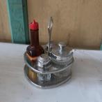 Menage cruet set peper zout mosterd Maggi origineel, Ophalen of Verzenden