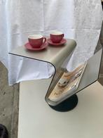 Lectuur bak/ bijzettafel, Minder dan 55 cm, Gebruikt, Metaal of Aluminium, Rechthoekig