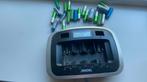 Batterijoplader + Oplaadbare Batterijen, Ophalen of Verzenden, Gebruikt, Oplaadbaar