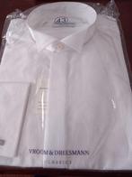 Wit Vroom & Dreesmann overhemd - Nieuw, Wit, Ophalen of Verzenden, Halswijdte 43/44 (XL), Vroom & Dreesmann