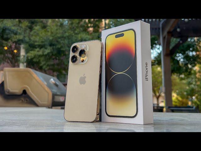 Apple iPhone 14 Pro 512GB Gold Goud compleet schadevrij, Telecommunicatie, Mobiele telefoons | Hoesjes en Frontjes | Apple iPhone