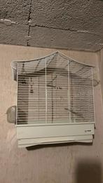 Vogelkooi wit, Dieren en Toebehoren, Ophalen, Gebruikt, Metaal, Vogelkooi