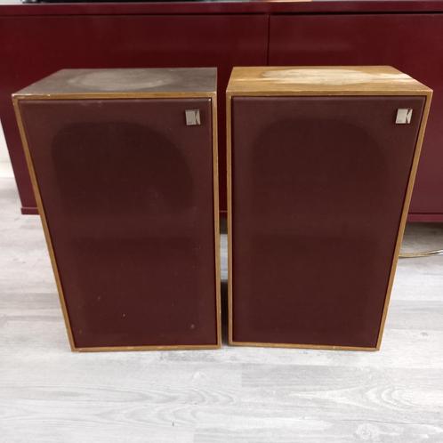 Vintage KEF Chorale SP1016 speakers, Audio, Tv en Foto, Luidsprekers, Gebruikt, Front, Rear of Stereo speakers, Minder dan 60 watt