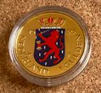 Penning - Nederland 1 gulden 1980 dubbelkop - verguld kleur, Postzegels en Munten, Munten | Nederland, Ophalen of Verzenden, Koningin Beatrix