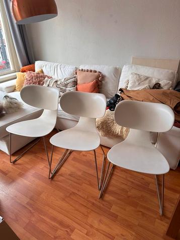 3x Maxima stoelen William  Sawaya & Moroni - wit beschikbaar voor biedingen