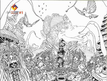Indonesie 2018 Special pack 12 Carnaval 3x vel postfris beschikbaar voor biedingen