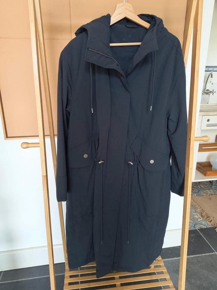 COS blauwe oversized jas - tussenseizoen- maat S M XS, Kleding | Dames, Jassen | Winter, Zo goed als nieuw, Maat 36 (S), Blauw