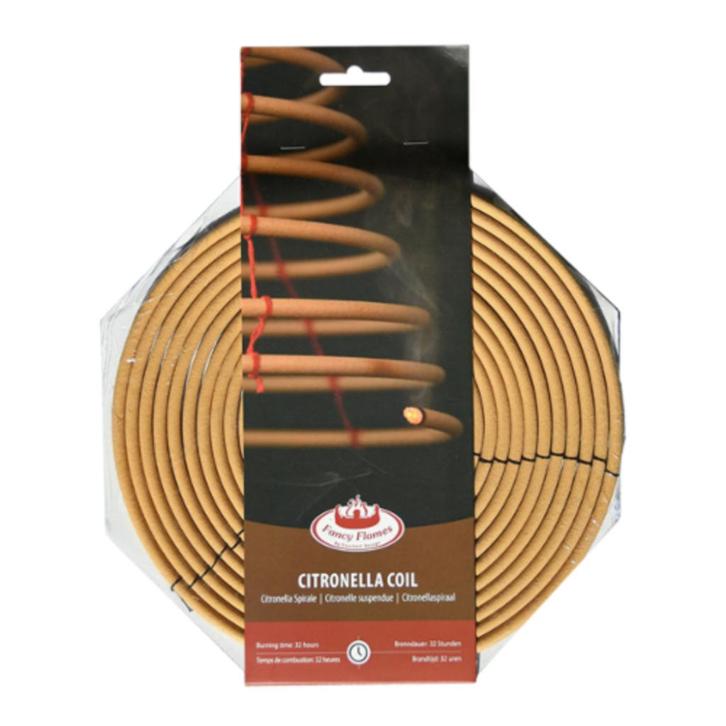 Citronella spriraal hangend, Huis en Inrichting, Woonaccessoires | Kandelaars en Kaarsen, Nieuw, Minder dan 25 cm, Overige materialen