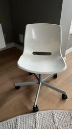 Crème witte bureaustoel., Ophalen, Gebruikt, Wit, Bureaustoel