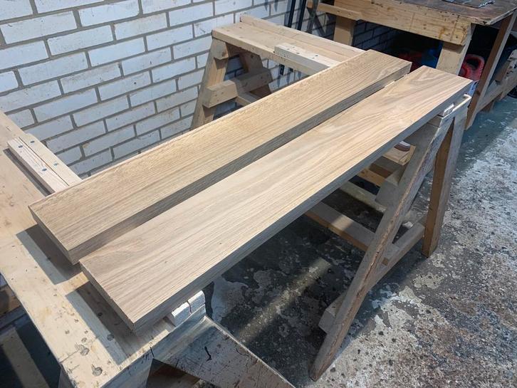 Set van 2 mooie eiken planken - wandplanken, Huis en Inrichting, Woonaccessoires | Wandplanken en Boekenplanken, Nieuw, Ophalen of Verzenden