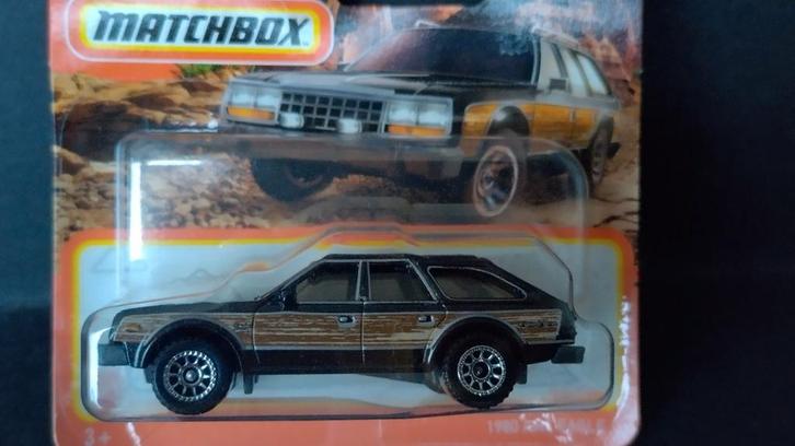 Amc Eagle 1980 black 1:64 3inch Matchbox Pol, Hobby en Vrije tijd, Modelauto's | Overige schalen, Zo goed als nieuw, Auto, Verzenden