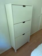 Schoenenkast wit - LBH 79x28x150, Huis en Inrichting, Kasten | Ladekasten, Zo goed als nieuw, 3 of 4 laden, 150 tot 200 cm, 25 tot 50 cm