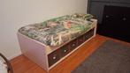 Stevig bed met opbergruimte voor jongenskamer., Huis en Inrichting, Slaapkamer | Bedden, Ophalen, Tienerbed, Gebruikt, 90 cm