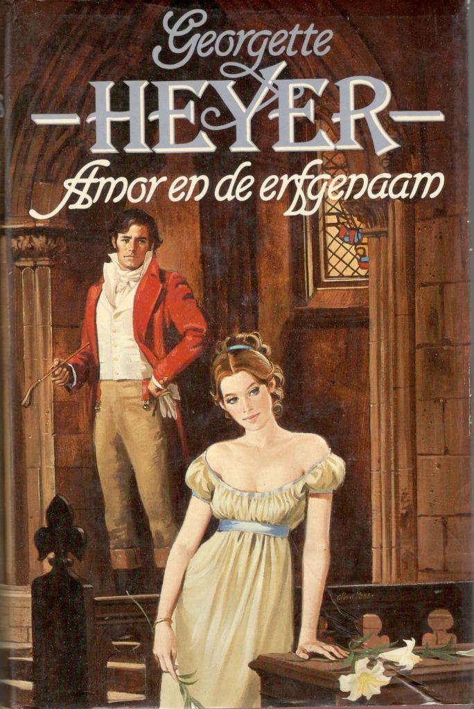 Georgette Heyer - Amor en de erfgenaam., Boeken, Historische romans, Gelezen, Ophalen of Verzenden