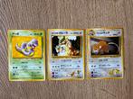 3 Vintage Kaarten Near Mint (Team Rocket en Gym Heroes) JP, Ophalen of Verzenden, Zo goed als nieuw, Meerdere kaarten