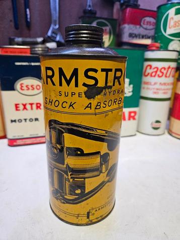 Olieblik Armstrong Schokdemperolie - Vintage beschikbaar voor biedingen