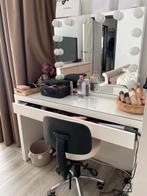 kaptafel met spiegel en stoel, Huis en Inrichting, Ophalen, Gebruikt, 50 tot 100 cm, Minder dan 100 cm