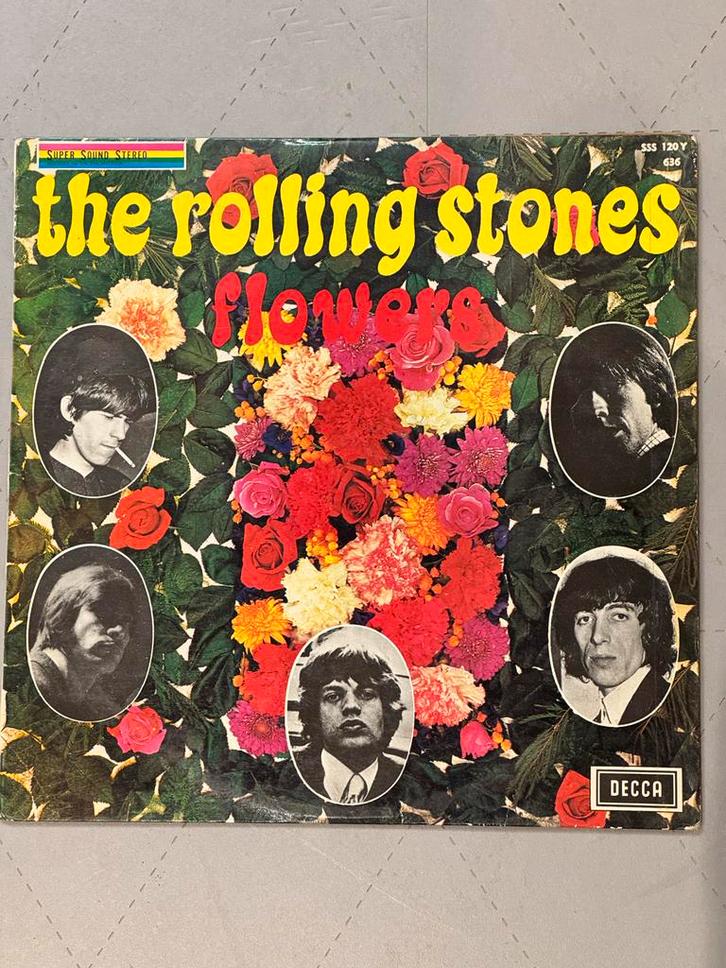 The Rolling Stones - Flowers - vinyl LP, Cd's en Dvd's, Vinyl | Rock, Gebruikt, Overige genres, 12 inch, Ophalen of Verzenden
