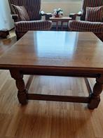 Eiken salontafel, Ophalen, 50 tot 100 cm, Zo goed als nieuw, Minder dan 50 cm