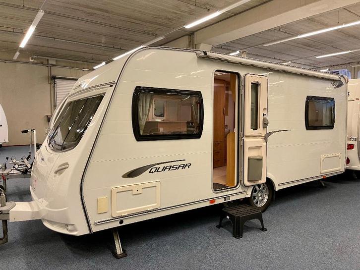 Caravan Lunar Qausar 495 met luifel, Caravans en Kamperen, Caravans, Particulier, tot en met 4, 1000 - 1250 kg, Rondzit, Overige merken
