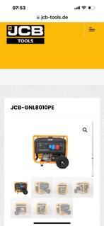 JCB generator, Doe-het-zelf en Verbouw, Ophalen of Verzenden, Zo goed als nieuw