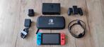 Nintendo Switch v1, Ophalen of Verzenden, Zo goed als nieuw, Met 2 controllers, Switch Original