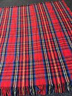 Geruite vintage deken plaid, Huis en Inrichting, Woonaccessoires | Plaids en Woondekens, Gebruikt, Etten-Leur, DJT@dejuistetoon.eu