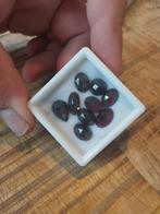 9 antieke roos geslepen granaten, Sieraden, Tassen en Uiterlijk, Edelstenen, Ophalen of Verzenden, Zo goed als nieuw