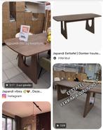 Eettafel Ferrara walnoot vd Kwantum overal uitverkocht, Ophalen, 50 tot 100 cm, Rechthoekig, Overige houtsoorten