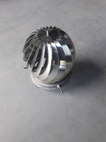 Schoorsteenkap rvs 125mm tot 250mm rookkanaal beschikbaar voor biedingen