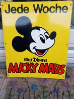 Geweldig vintage reclamebord van mickey mouse, Ophalen of Verzenden, Gebruikt, Reclamebord
