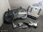 Slotenset + ECU Seat Leon 1P 2.0 FSI 06F906056FP 2005 - 2013, Ophalen of Verzenden, Gebruikt