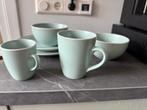 Licht blauw servies, Huis en Inrichting, Keuken | Servies, Ophalen, Zo goed als nieuw, Overige stijlen, Bord(en)