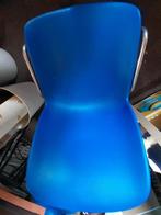 stoelen, Ophalen, Gebruikt, Blauw, Metaal